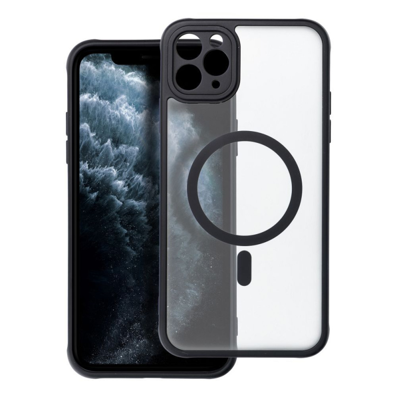 OEM Pouzdro Full Matte Mag Cover MagSafe APPLE IPHONE 11 PRO MAX černé