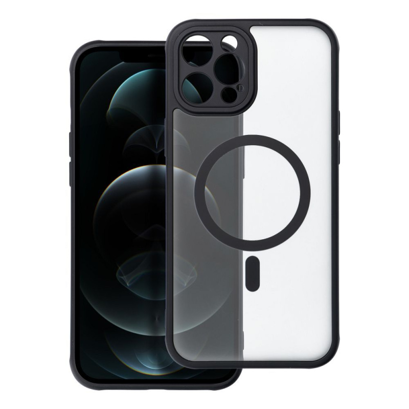 OEM Pouzdro Full Matte Mag Cover MagSafe APPLE IPHONE 12 PRO MAX černé