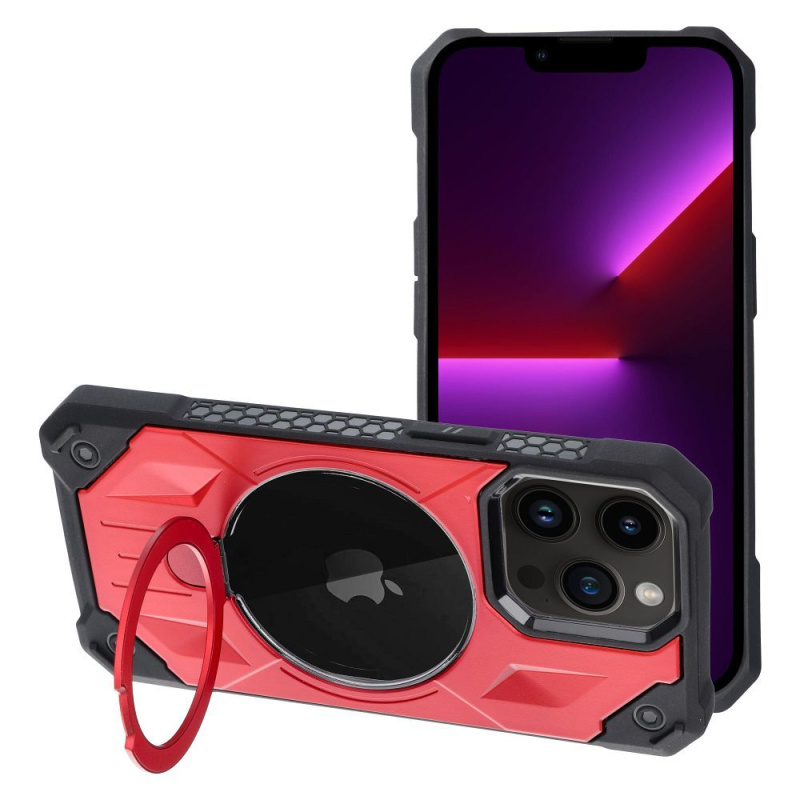 OEM Pouzdro Armor Mag Cover MagSafe APPLE IPHONE 13 PRO červené