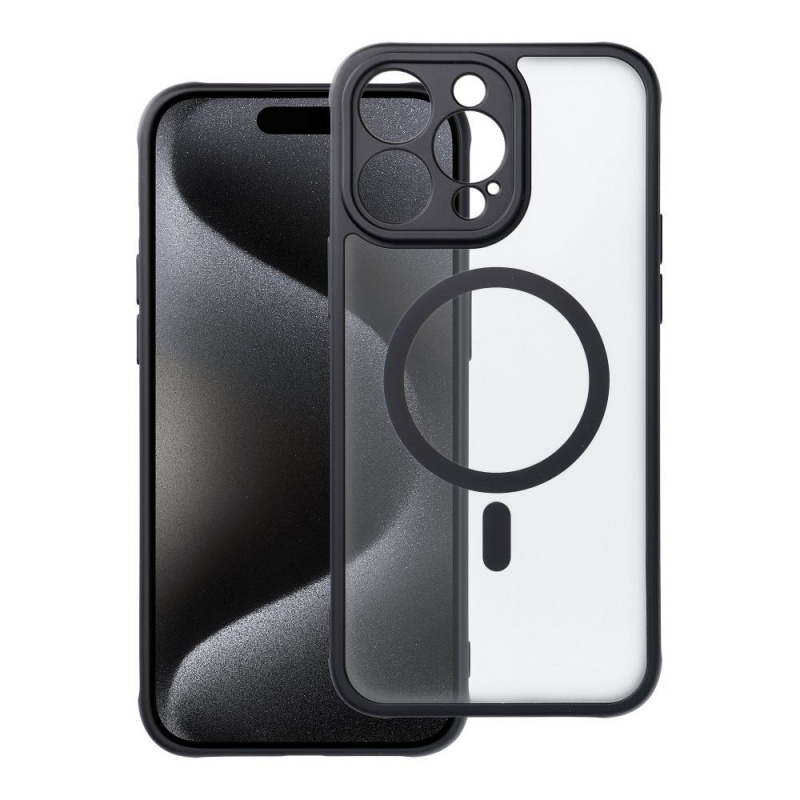 OEM Pouzdro Full Matte Mag Cover MagSafe APPLE IPHONE 15 PRO MAX černé