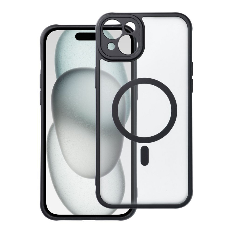 OEM Pouzdro Full Matte Mag Cover MagSafe APPLE IPHONE 15 PLUS černé