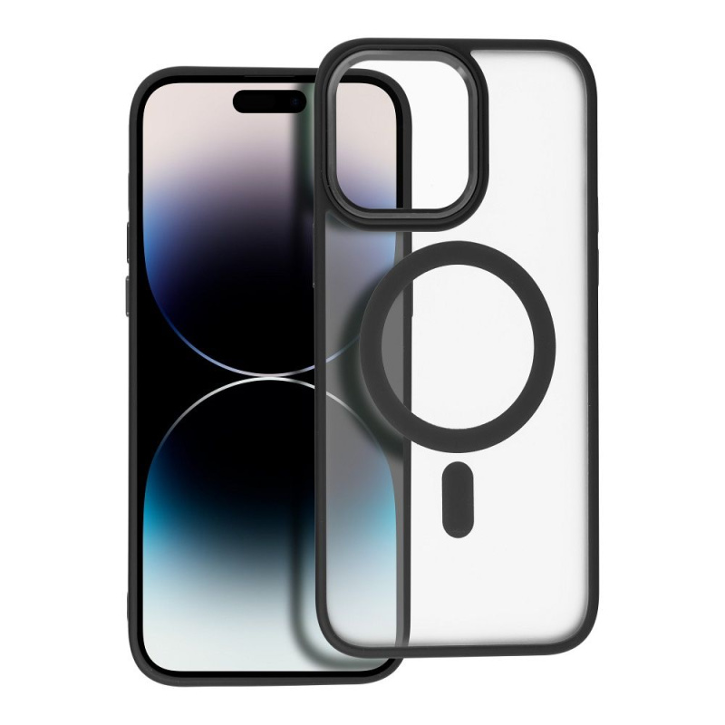 OEM Pouzdro Matte Mag Cover kompatibilní s MagSafe APPLE IPHONE 14 PRO MAX černé