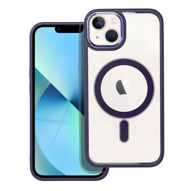 OEM Pouzdro Color Edge Mag Cover MagSafe APPLE IPHONE 13 fialové