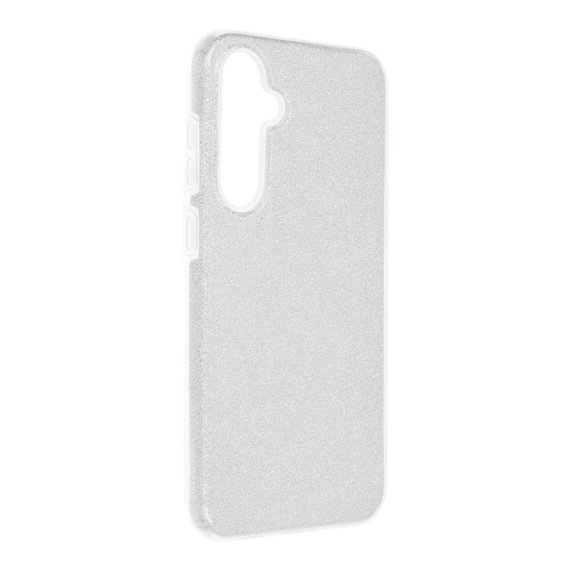 OEM Pouzdro Forcell SHINING SAMSUNG Galaxy S23 FE stříbrné