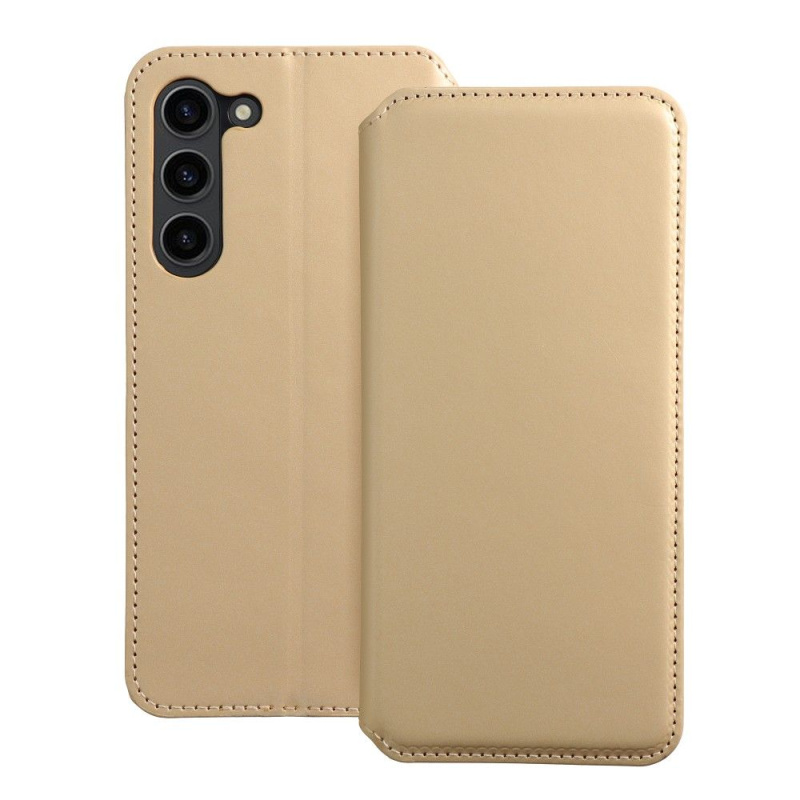 OEM Pouzdro Dual Pocket SAMSUNG Galaxy S24 zlaté