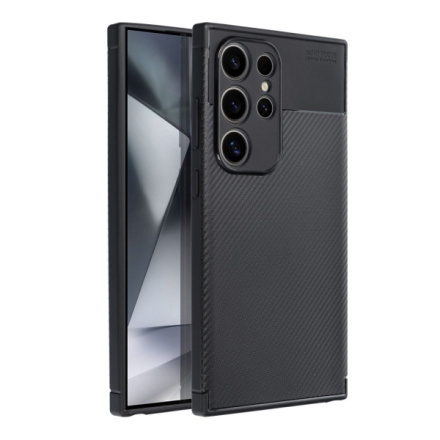 OEM Pouzdro CARBON PREMIUM SAMSUNG Galaxy S24 ULTRA černé