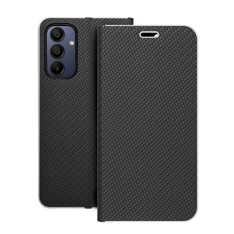 OEM Pouzdro Forcell Luna Carbon SAMSUNG Galaxy A15 černé
