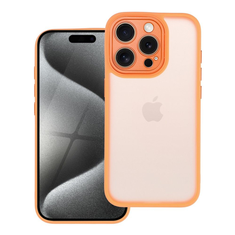 OEM Pouzdo FRAME APPLE IPHONE 15 Pro oranžové