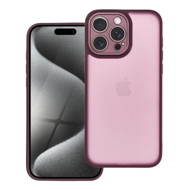 OEM Pouzdo FRAME APPLE IPHONE 15 Pro Max fialové