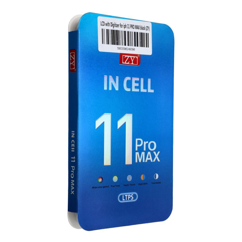 ZY Displej pro APPLE IPHONE 11 Pro Max s dotykovou obrazovkou černý (ZY/HD)