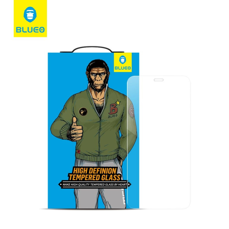 Blueo Tvrzené sklo 5D Mr. Monkey Glass Samsung Galaxy A54 5G černé (Strong Lite)