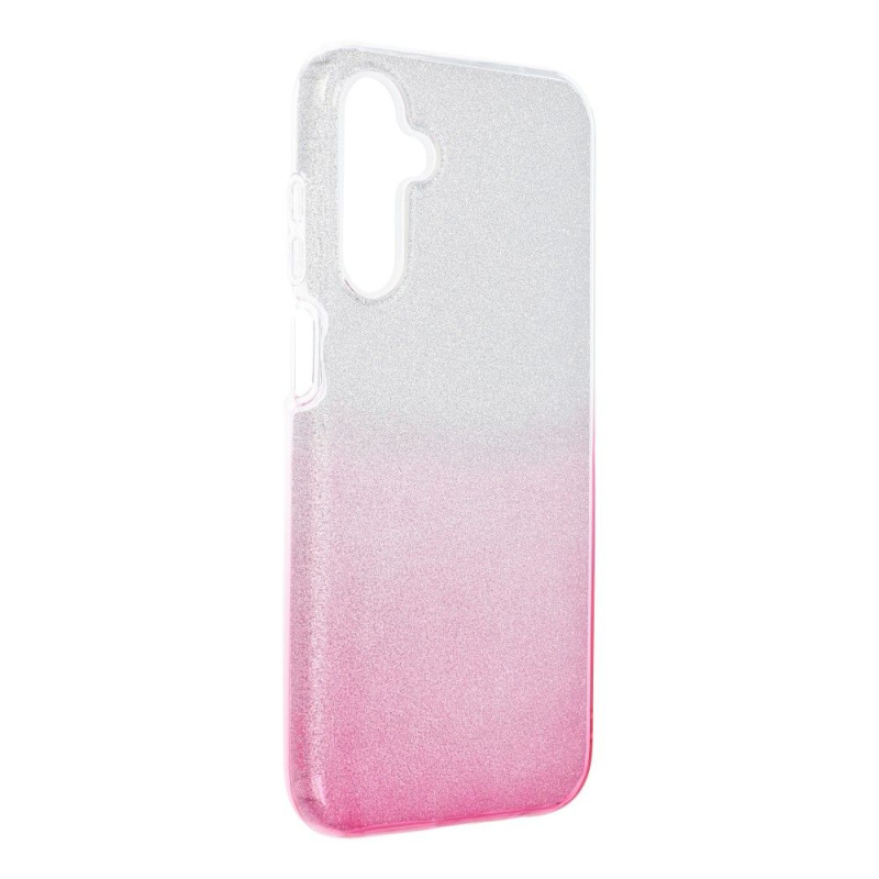 OEM Pouzdro Forcell SHINING SAMSUNG Galaxy A15 5G transparent/růžové