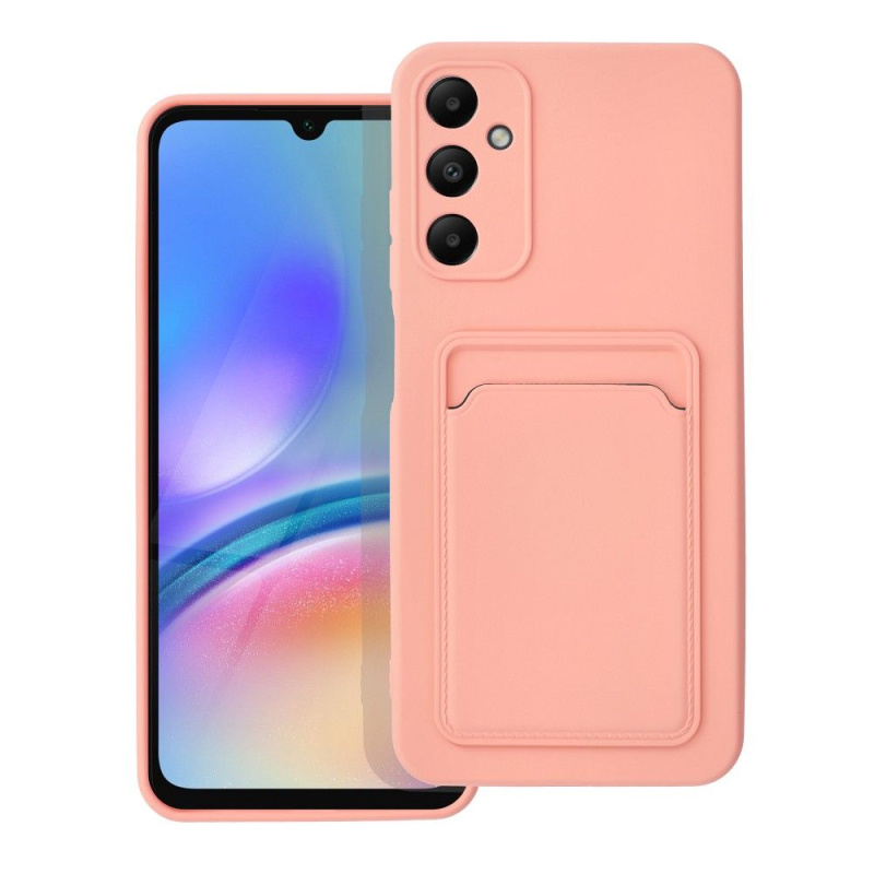 OEM Pouzdro Forcell CARD CASE SAMSUNG Galaxy A05s růžové