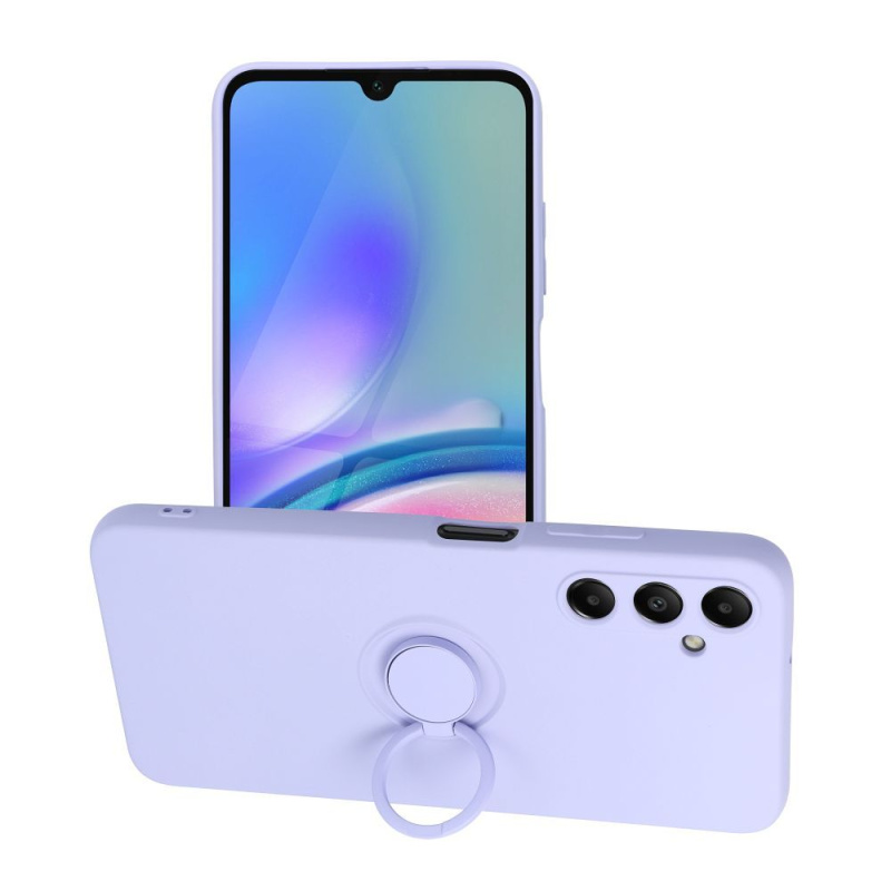 OEM Pouzdro Forcell SILICONE RING SAMSUNG Galaxy A05S fialové