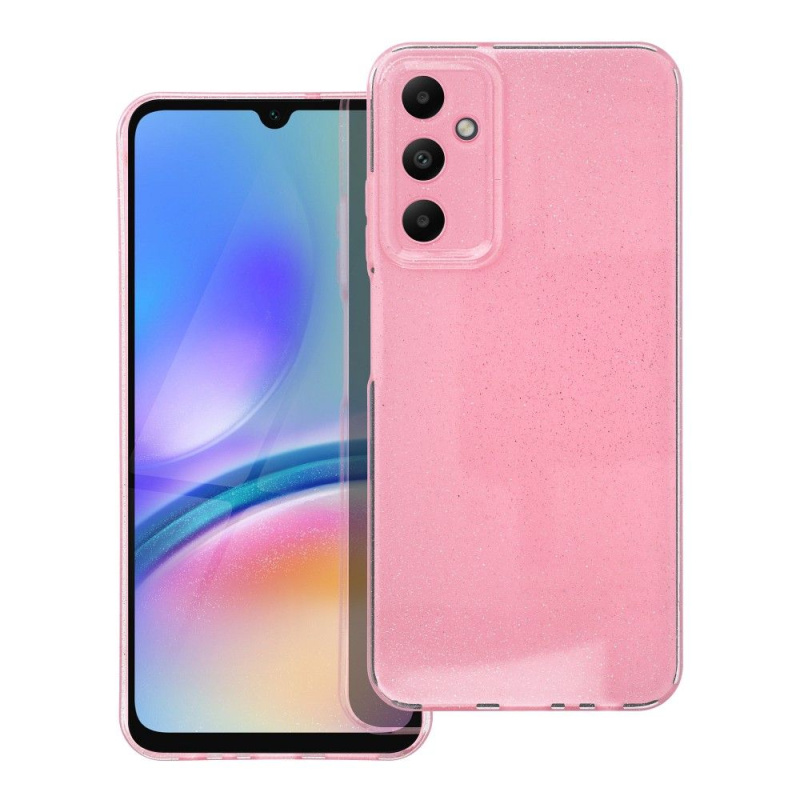 OEM Pouzdro CLEAR CASE 2mm BLINK SAMSUNG Galaxy A05S růžové