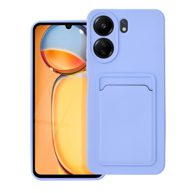 OEM Pouzdro Forcell CARD CASE XIAOMI Redmi 13C fialové