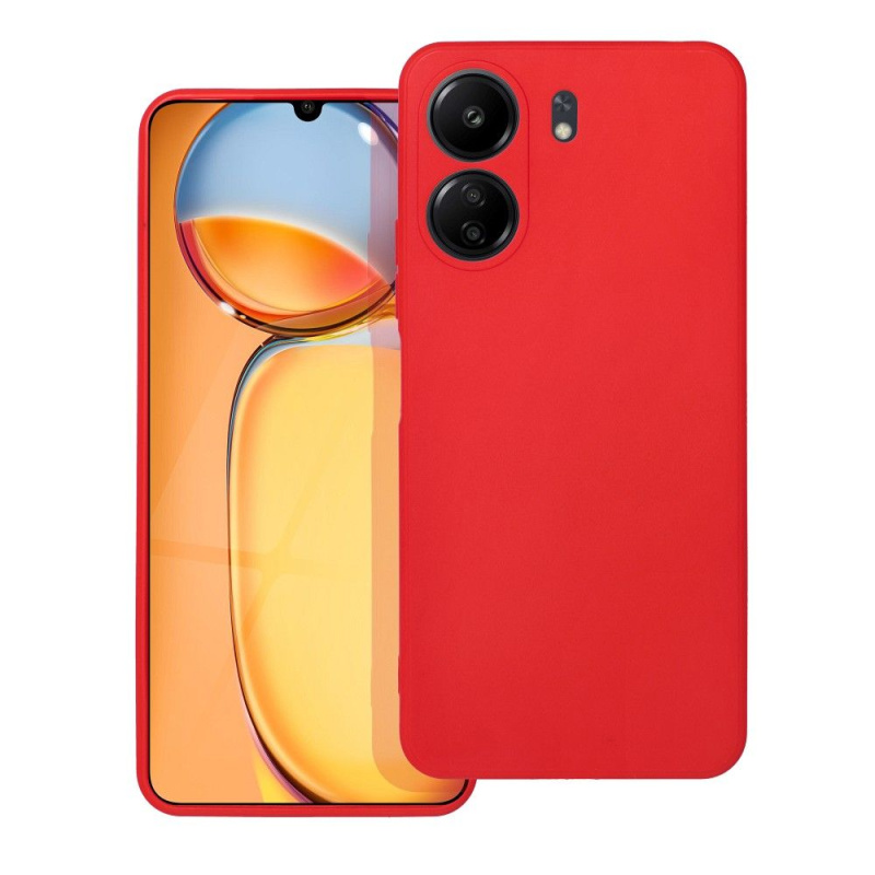 OEM Pouzdro Forcell SOFT XIAOMI Redmi 13C červené