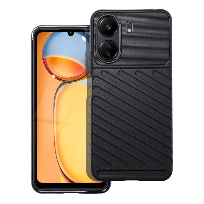 OEM Pouzdro Forcell Thunder XIAOMI Redmi 13C černé