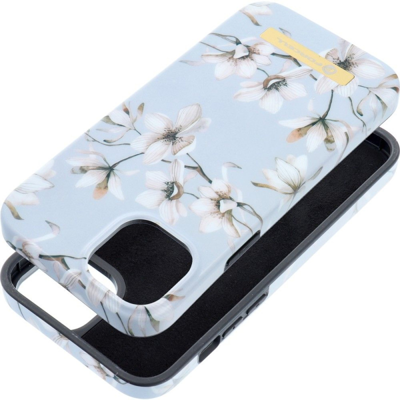 FORCELL F-PROTECT Mirage pouzdro MagSafe pro APPLE IPHONE 15 Plus spring flowers