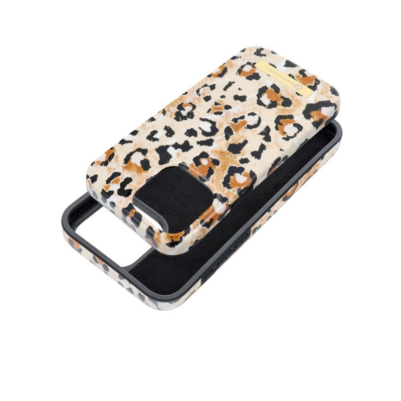 FORCELL F-PROTECT Mirage pouzdro MagSafe pro APPLE IPHONE 15 Pro Max wild panther
