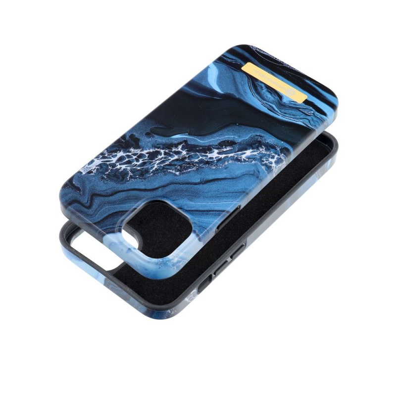 FORCELL F-PROTECT Mirage pouzdro MagSafe pro APPLE IPHONE 14 Plus ocean marble