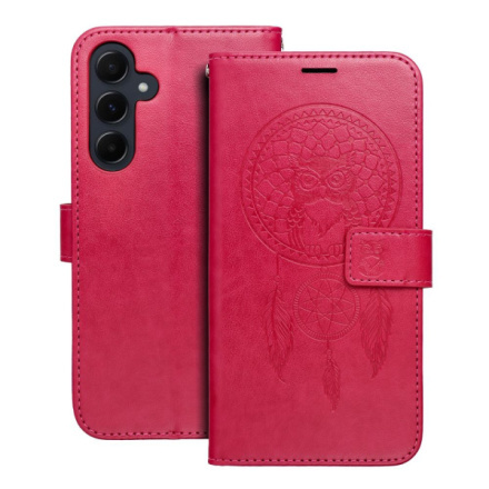 OEM Pouzdro Forcell MEZZO Book SAMSUNG Galaxy A55 5G lapač snů purpurové