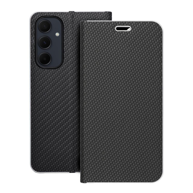 OEM Pouzdro Forcell Luna Carbon SAMSUNG Galaxy A35 5G černé