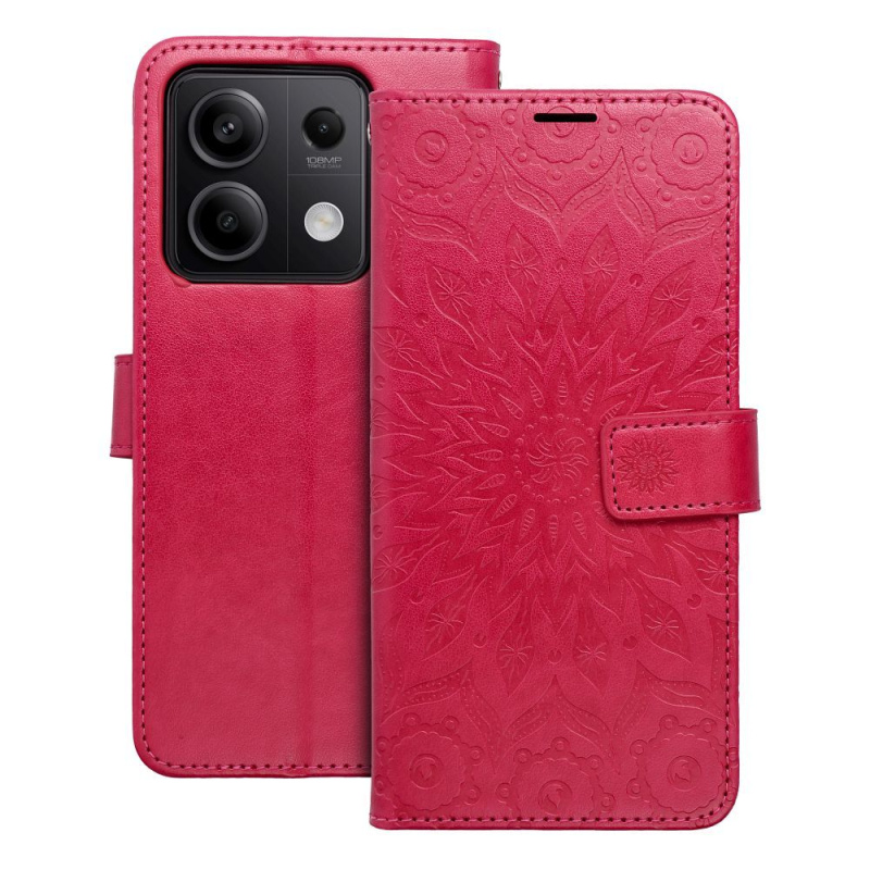 OEM Pouzdro Forcell MEZZO Book XIAOMI Redmi NOTE 13 5G mandala purpurové