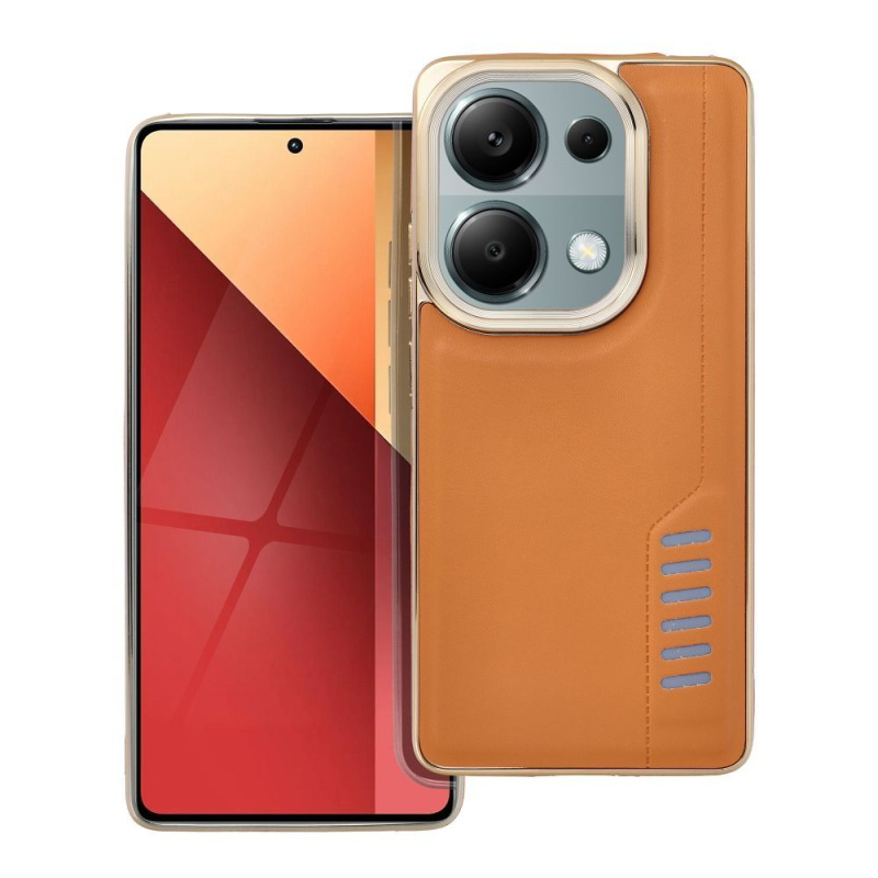 OEM Pouzdro MILANO XIAOMI Redmi NOTE 13 PRO 4G hnědé