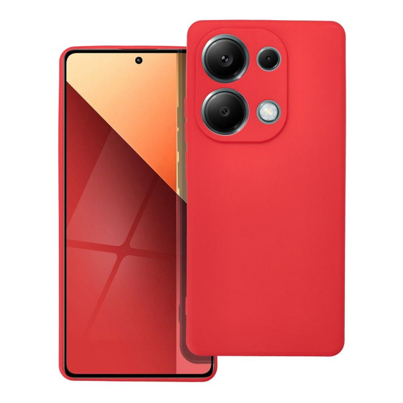 OEM Pouzdro Forcell SOFT XIAOMI Redmi NOTE 13 PRO 4G červené