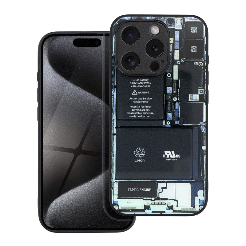 OEM Pouzdro TECH pro APPLE IPHONE 15 PRO MAX vzor 1