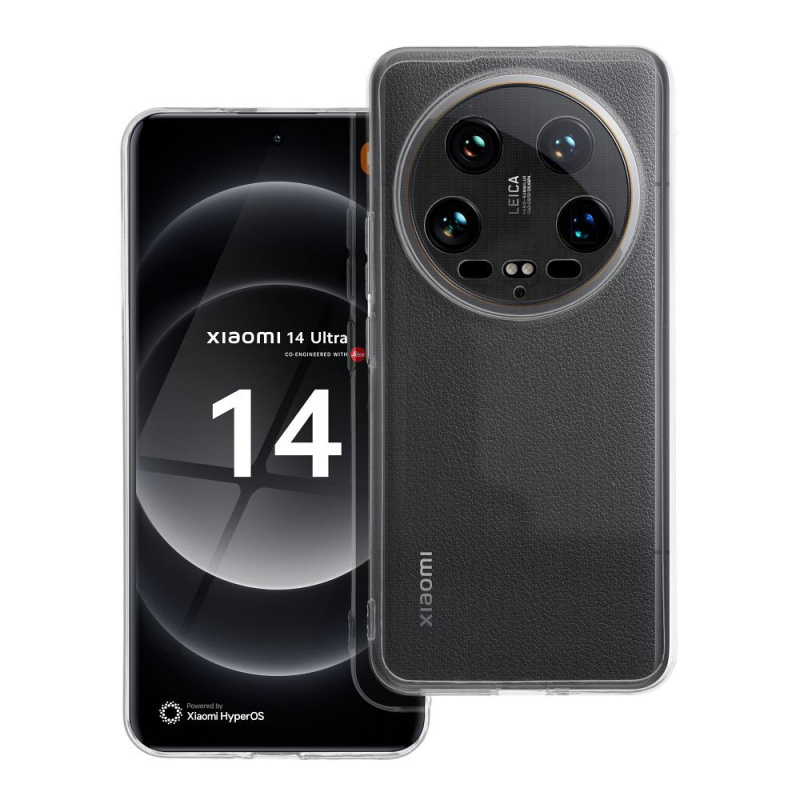 OEM Pouzdro CLEAR CASE 2mm XIAOMI 14 ULTRA (ochrana fotoaparátu)