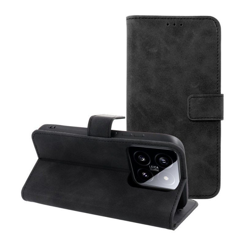 OEM Pouzdro Forcell TENDER Book XIAOMI 14 Ultra černé