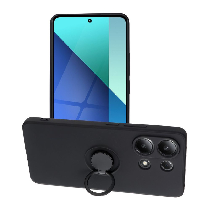 OEM Pouzdro Forcell SILICONE RING XIAOMI Redmi NOTE 13 4G černé