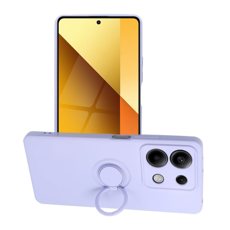 OEM Pouzdro Forcell SILICONE RING XIAOMI Redmi NOTE 13 5G fialové