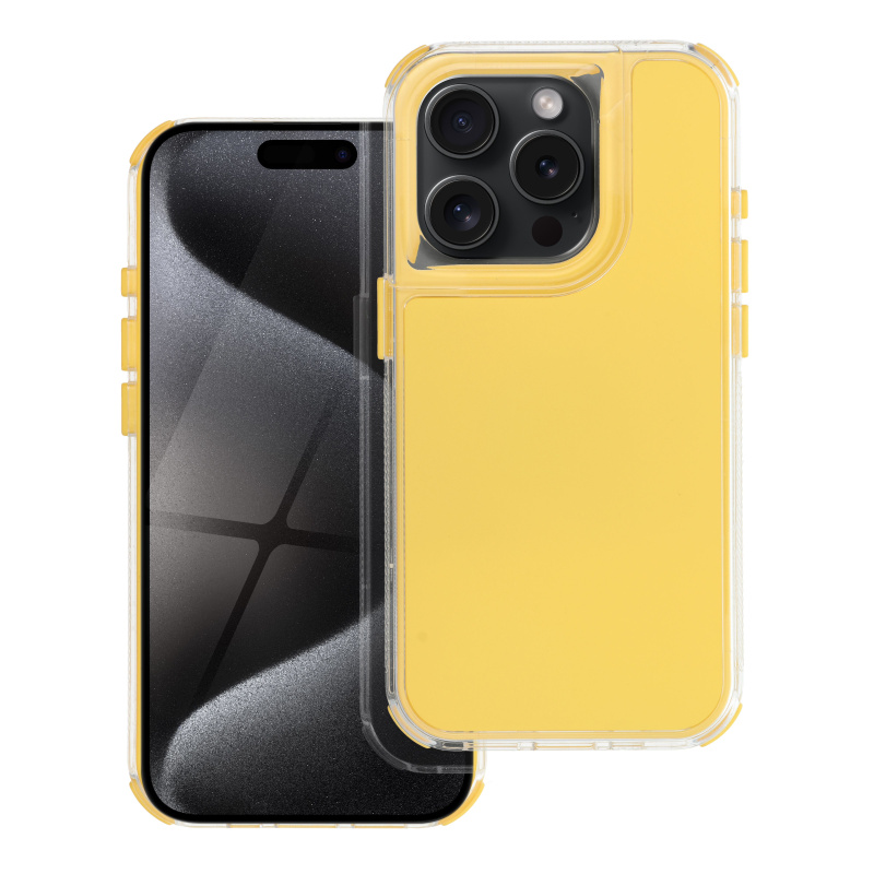 OEM Pouzdro MATRIX APPLE IPHONE 15 Pro žluté