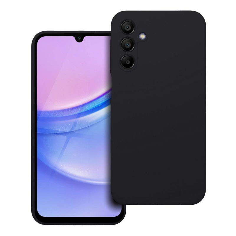 OEM Pouzdro SILICONE 2mm SAMSUNG Galaxy A15 5G / A15 4G černé