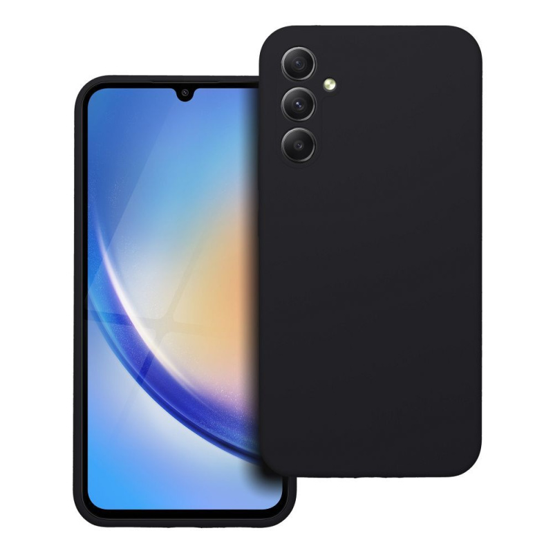 OEM Pouzdro SILICONE 2mm SAMSUNG Galaxy A34 5G černé