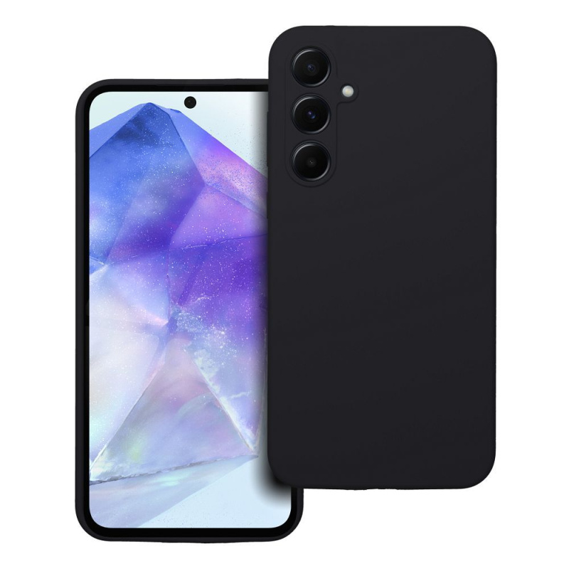 OEM Pouzdro SILICONE 2mm SAMSUNG Galaxy A55 5G černé