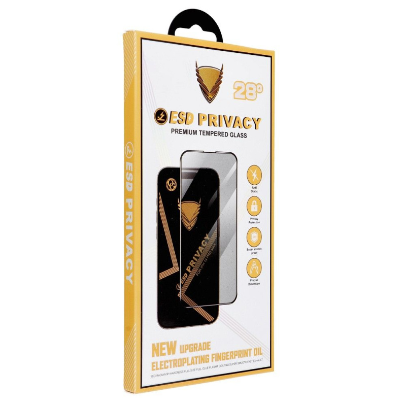 Tvrzené sklo OG Premium Privacy Glass Samsung Galaxy A15 4G / A15 5G / M15 černé