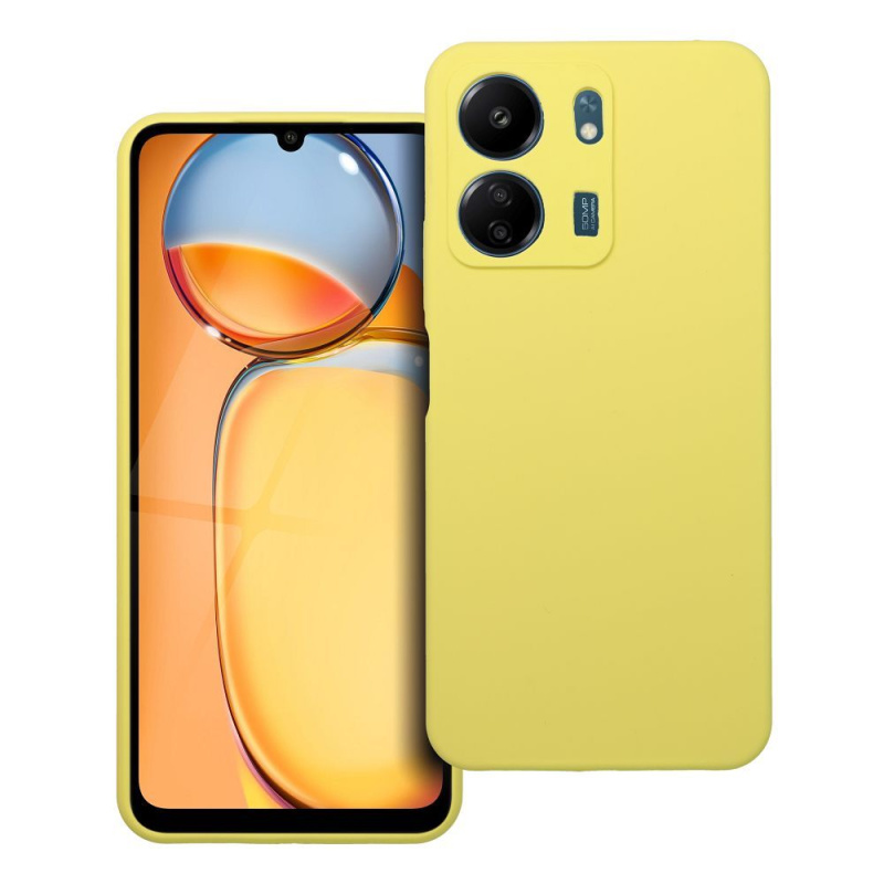 OEM Pouzdro SILICONE 2mm XIAOMI REDMI 13C žluté