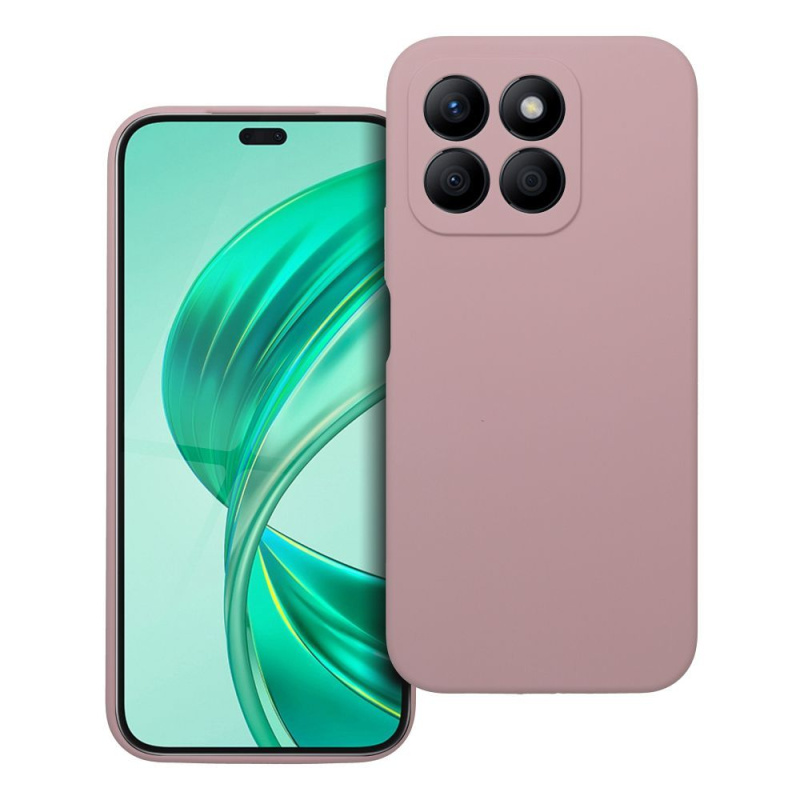 Pouzdro SILICONE 2mm HONOR X8B pudrově růžové