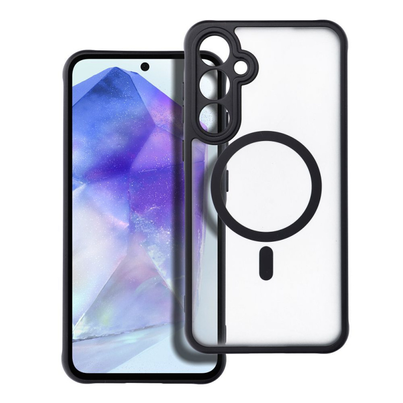 OEM Pouzdro Full Matte Mag Cover MagSafe SAMSUNG Galaxy A55 černé