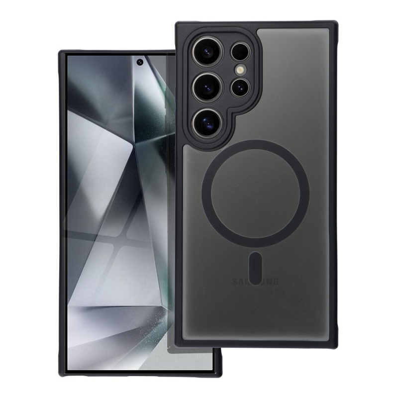 OEM Pouzdro Full Matte Mag Cover MagSafe SAMSUNG Galaxy S24 Ultra černé