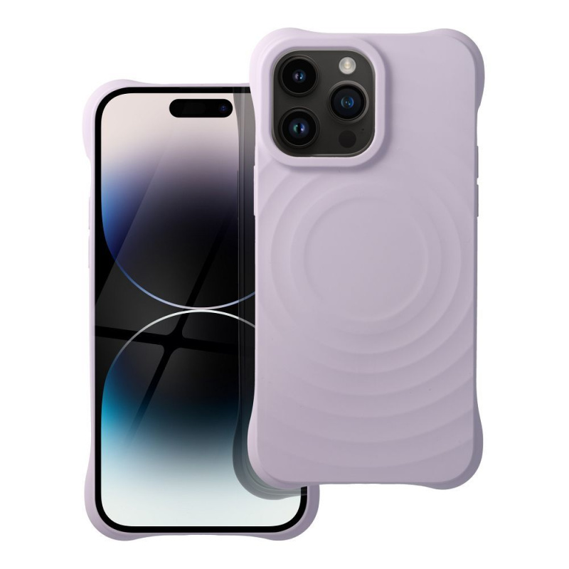 OEM Pouzdro Silicone Zephyr Mag Cover MagSafe APPLE IPHONE 14 PRO MAX šeříková