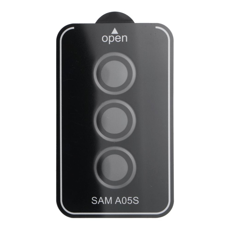 OEM Sklo fotoaparátu PROTECTOR 9H + aplikator SAMSUNG Galaxy A05S černé