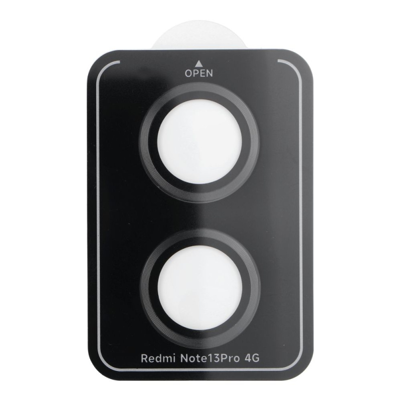 OEM Sklo fotoaparátu PROTECTOR 9H + aplikator XIAOMI NOTE 13 PRO 4G černé