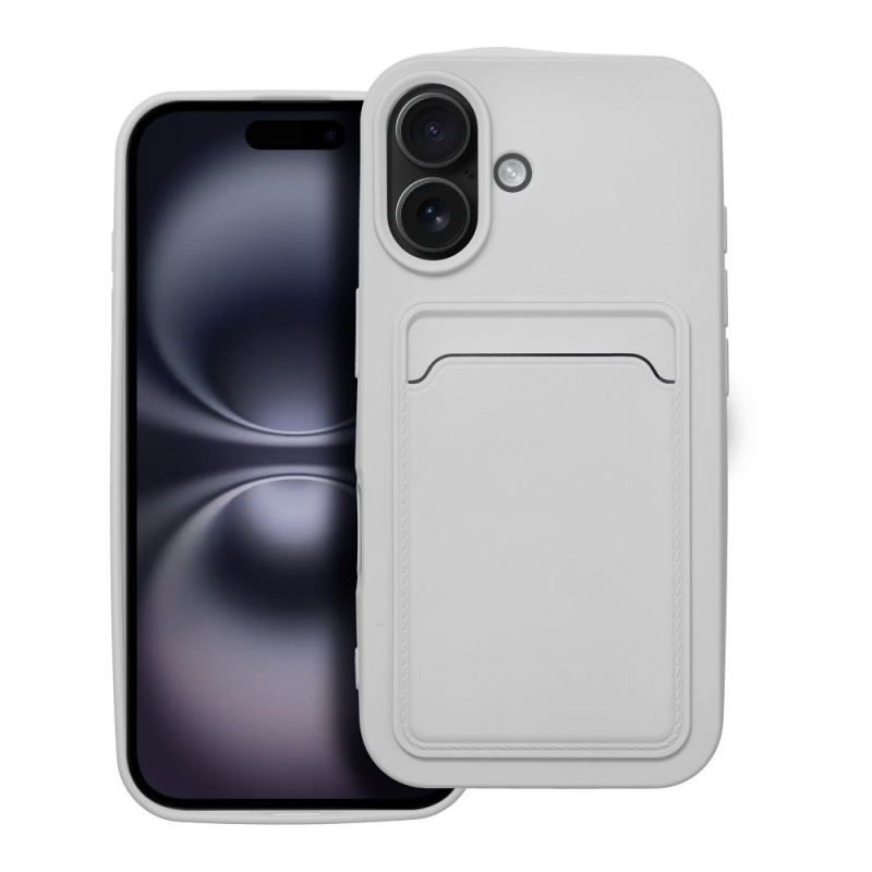 OEM Pouzdro Forcell CARD CASE APPLE IPHONE 16 bílé