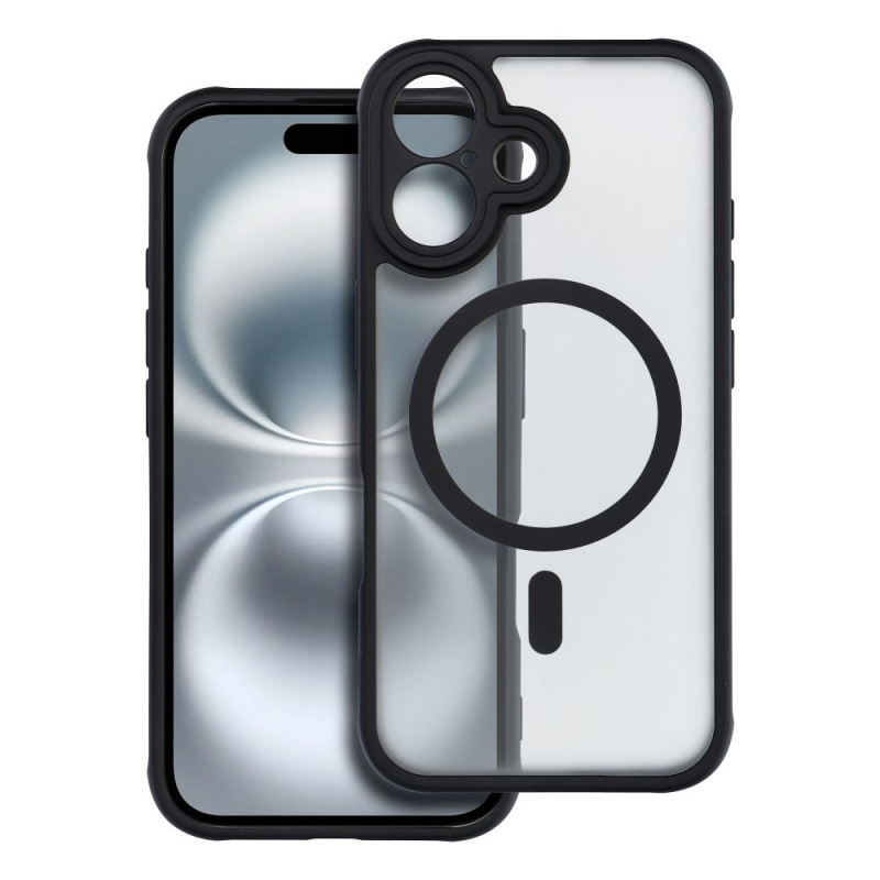 OEM Pouzdro Full Matte Mag Cover MagSafe APPLE IPHONE 16 černé
