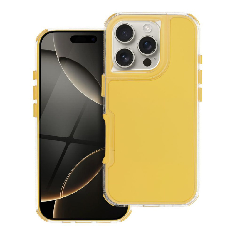 OEM Pouzdro MATRIX APPLE IPHONE 16 Pro žlutá
